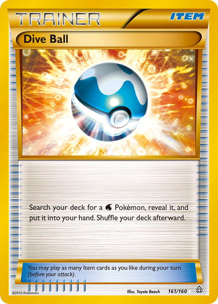 Dive Ball (161/160) [XY: Primal Clash] | Pegasus Games WI