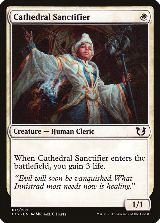 Cathedral Sanctifier [Duel Decks: Blessed vs. Cursed] | Pegasus Games WI