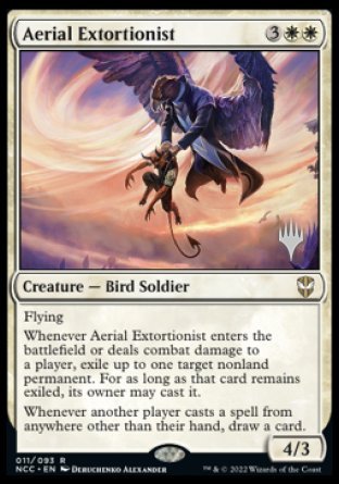 Aerial Extortionist (Promo Pack) [Streets of New Capenna Commander Promos] | Pegasus Games WI