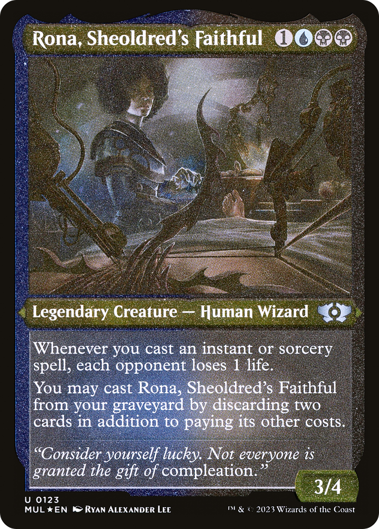 Rona, Sheoldred's Faithful (Foil Etched) [Multiverse Legends] | Pegasus Games WI