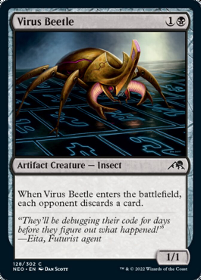 Virus Beetle [Kamigawa: Neon Dynasty] | Pegasus Games WI
