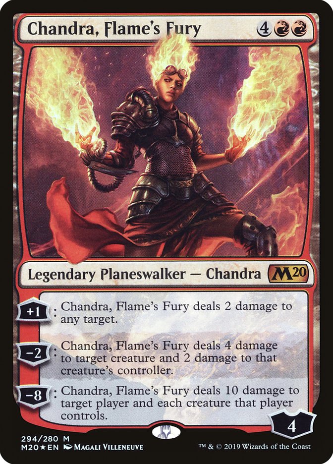 Chandra, Flame's Fury [Core Set 2020] | Pegasus Games WI
