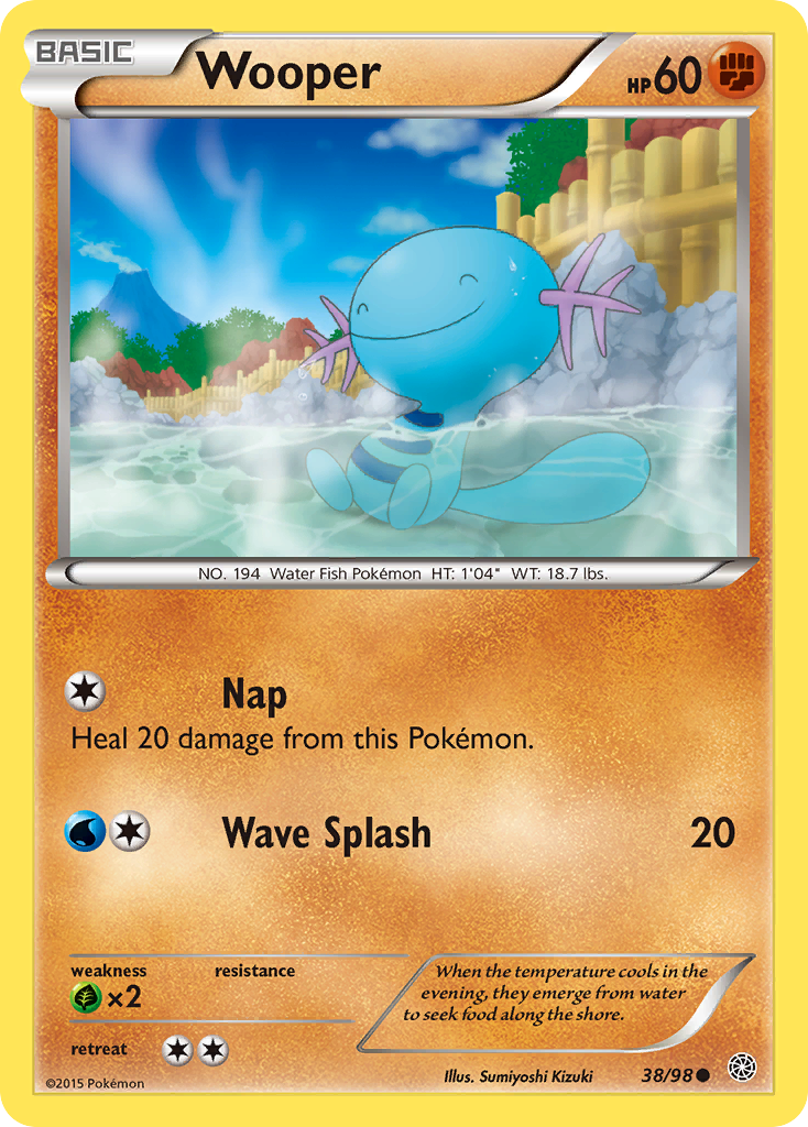 Wooper (38/98) [XY: Ancient Origins] | Pegasus Games WI