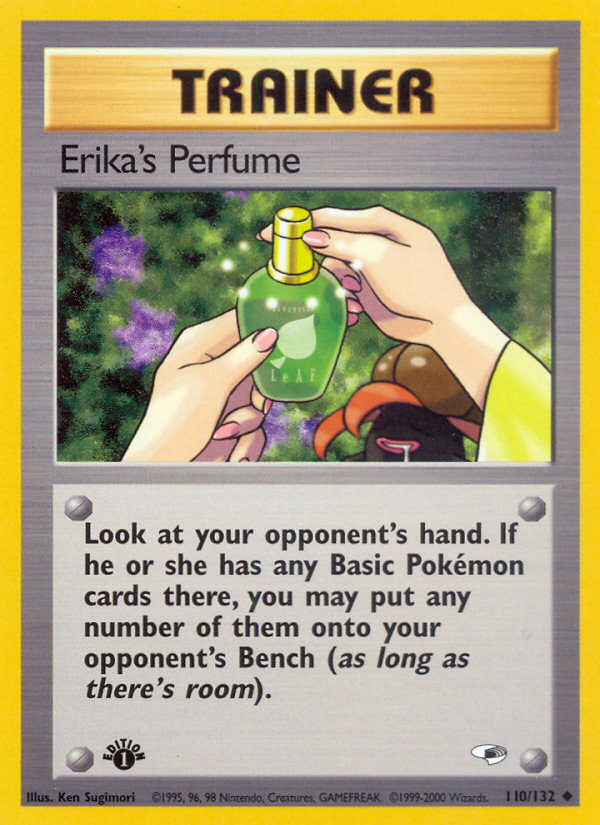 Erika's Perfume (110/132) [Gym Heroes 1st Edition] | Pegasus Games WI