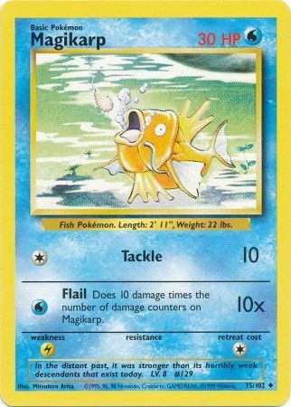 Magikarp (35/102) [Base Set Unlimited] | Pegasus Games WI