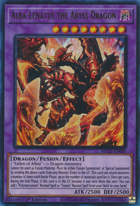 Alba-Lenatus the Abyss Dragon [MP23-EN080] Ultra Rare | Pegasus Games WI