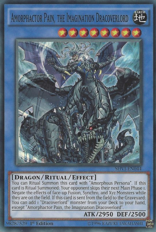 Amorphactor Pain, the Imagination Dracoverlord [SHVI-EN044] Super Rare | Pegasus Games WI