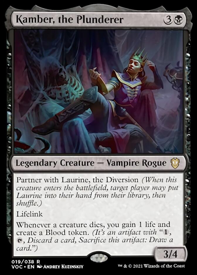 Kamber, the Plunderer [Innistrad: Crimson Vow Commander] | Pegasus Games WI