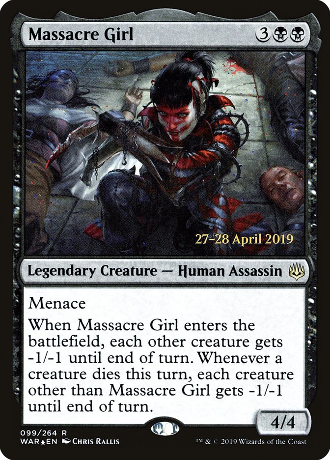 Massacre Girl [War of the Spark Prerelease Promos] | Pegasus Games WI