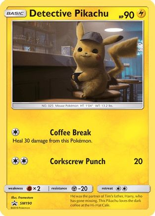 Detective Pikachu (SM190) [Sun & Moon: Black Star Promos] | Pegasus Games WI