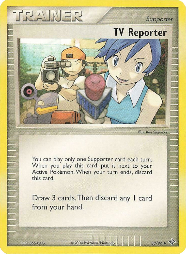 TV Reporter (88/97) [EX: Battle Stadium] | Pegasus Games WI
