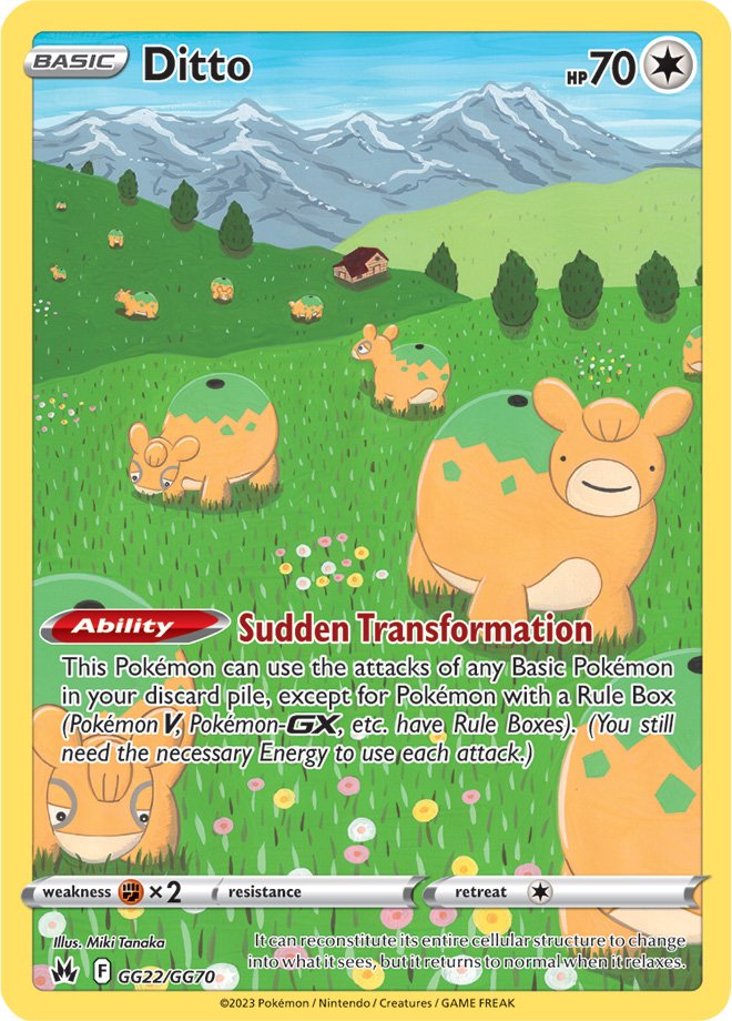 Ditto (GG22/GG70) [Sword & Shield: Crown Zenith] | Pegasus Games WI