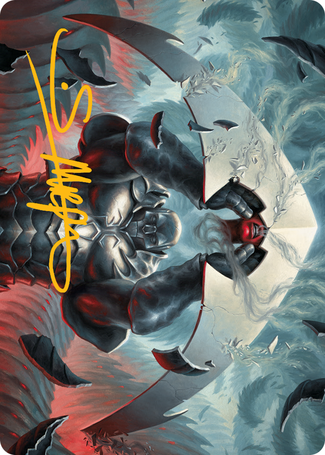 Mirrodin Avenged Art Card (Gold-Stamped Signature) [March of the Machine Art Series] | Pegasus Games WI