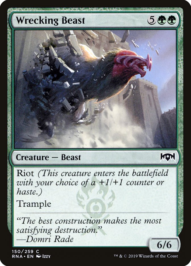 Wrecking Beast [Ravnica Allegiance] | Pegasus Games WI