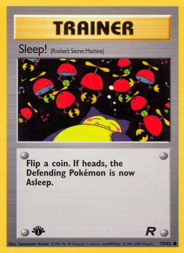 Sleep! (79/82) [Team Rocket 1st Edition] | Pegasus Games WI