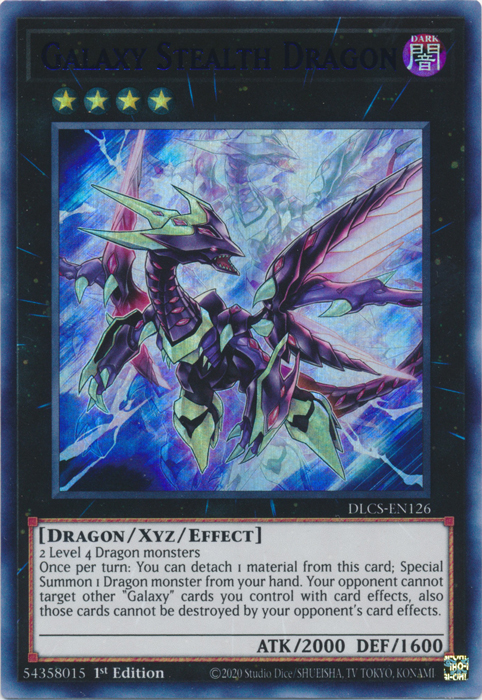 Galaxy Stealth Dragon (Blue) [DLCS-EN126] Ultra Rare | Pegasus Games WI