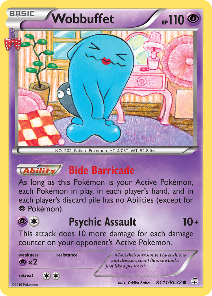 Wobbuffet (RC11/RC32) [XY: Generations] | Pegasus Games WI