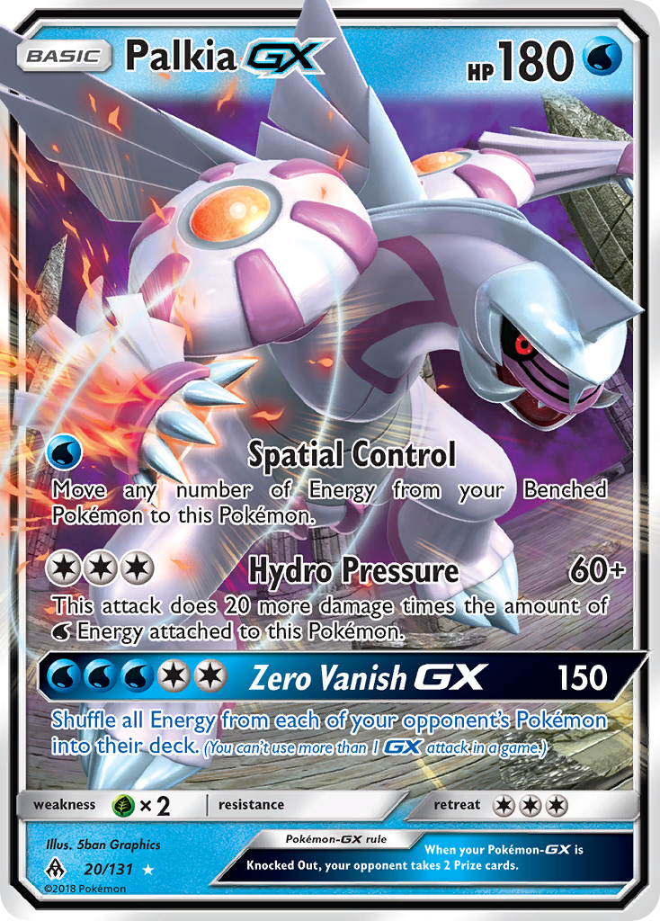 Palkia GX (20/131) [Sun & Moon: Forbidden Light] | Pegasus Games WI