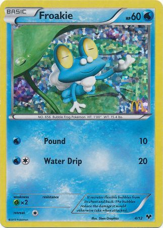 Froakie (4/12) [McDonald's Promos: 2014 Collection] | Pegasus Games WI