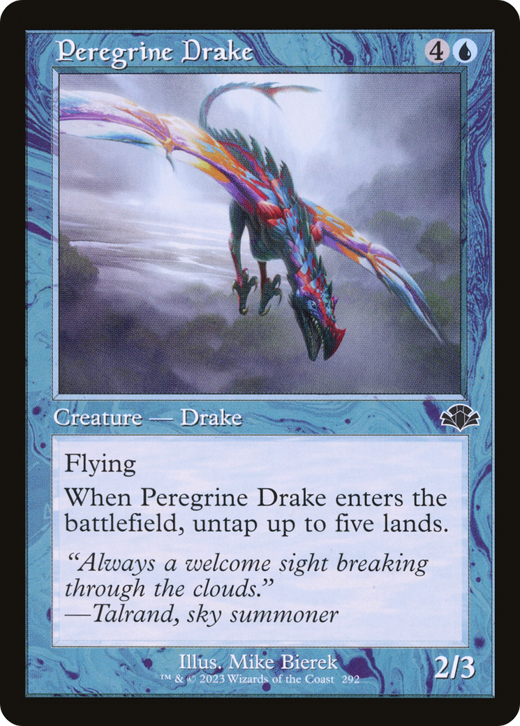 Peregrine Drake (Retro) [Dominaria Remastered] | Pegasus Games WI