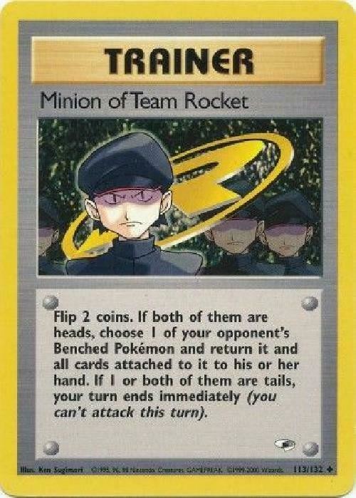Minion of Team Rocket (113/132) [Gym Heroes Unlimited] | Pegasus Games WI
