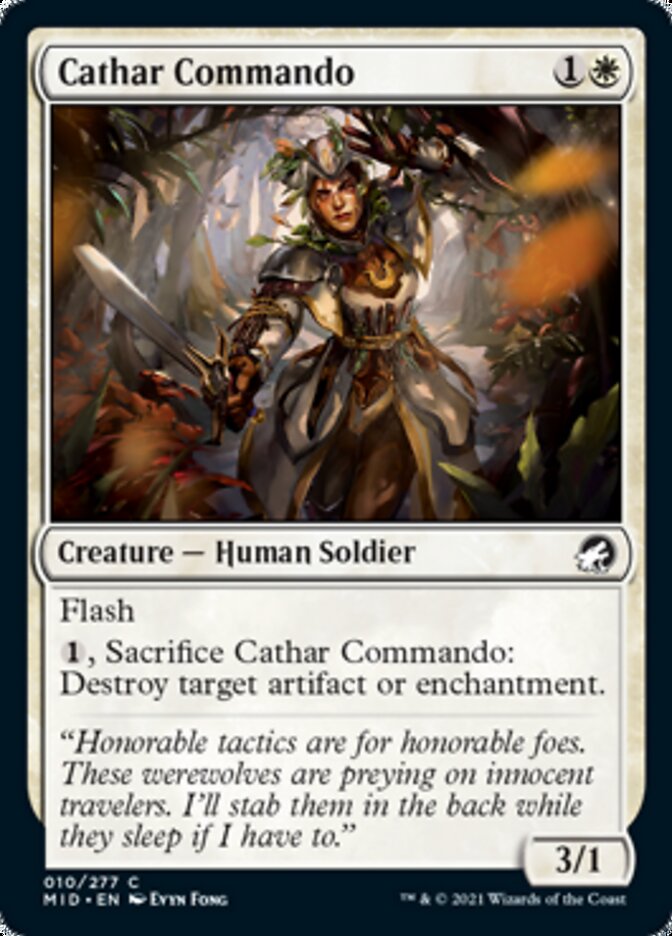 Cathar Commando [Innistrad: Midnight Hunt] | Pegasus Games WI