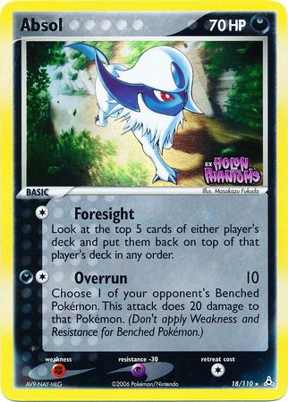 Absol (18/110) (Stamped) [EX: Holon Phantoms] | Pegasus Games WI