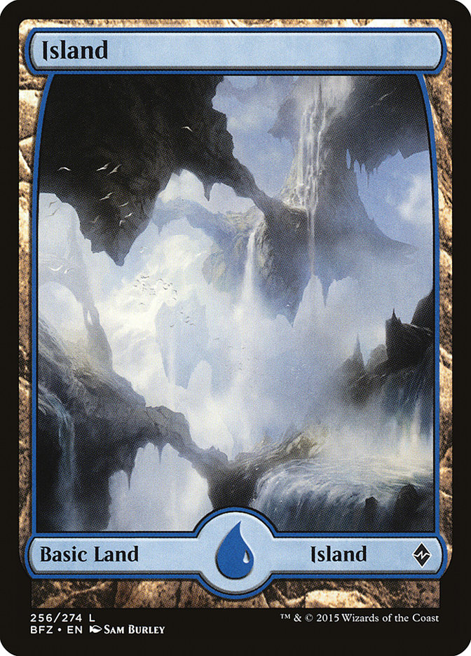 Island (256) (Full Art) [Battle for Zendikar] | Pegasus Games WI