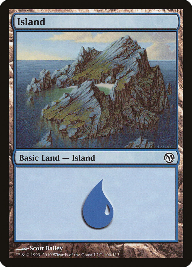 Island (100) [Duels of the Planeswalkers] | Pegasus Games WI