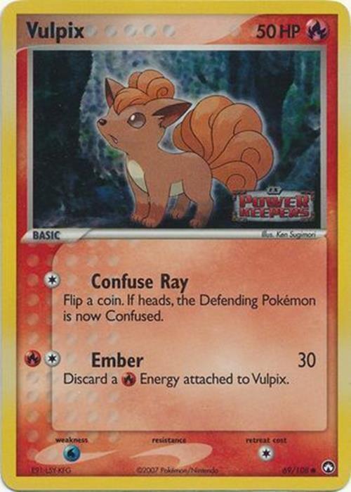 Vulpix (69/108) (Stamped) [EX: Power Keepers] | Pegasus Games WI