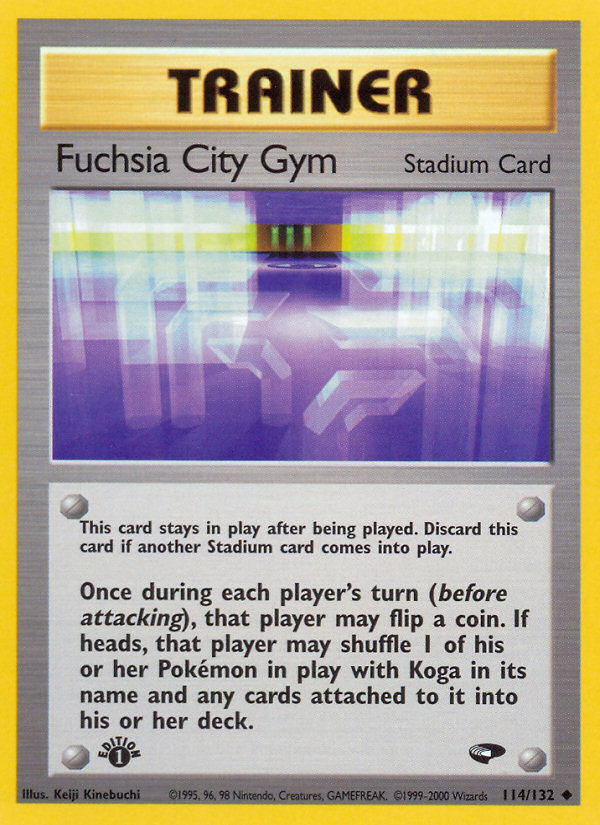 Fuchsia City Gym (114/132) [Gym Challenge 1st Edition] | Pegasus Games WI