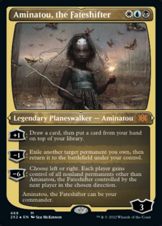 Aminatou, the Fateshifter (Foil Etched) [Double Masters 2022] | Pegasus Games WI