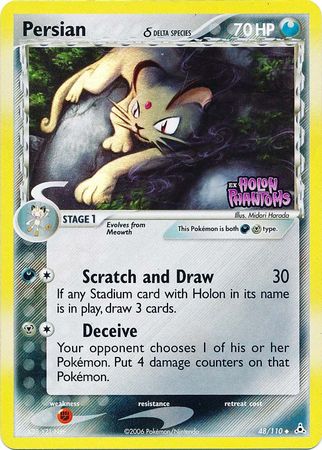 Persian (48/110) (Delta Species) (Stamped) [EX: Holon Phantoms] | Pegasus Games WI