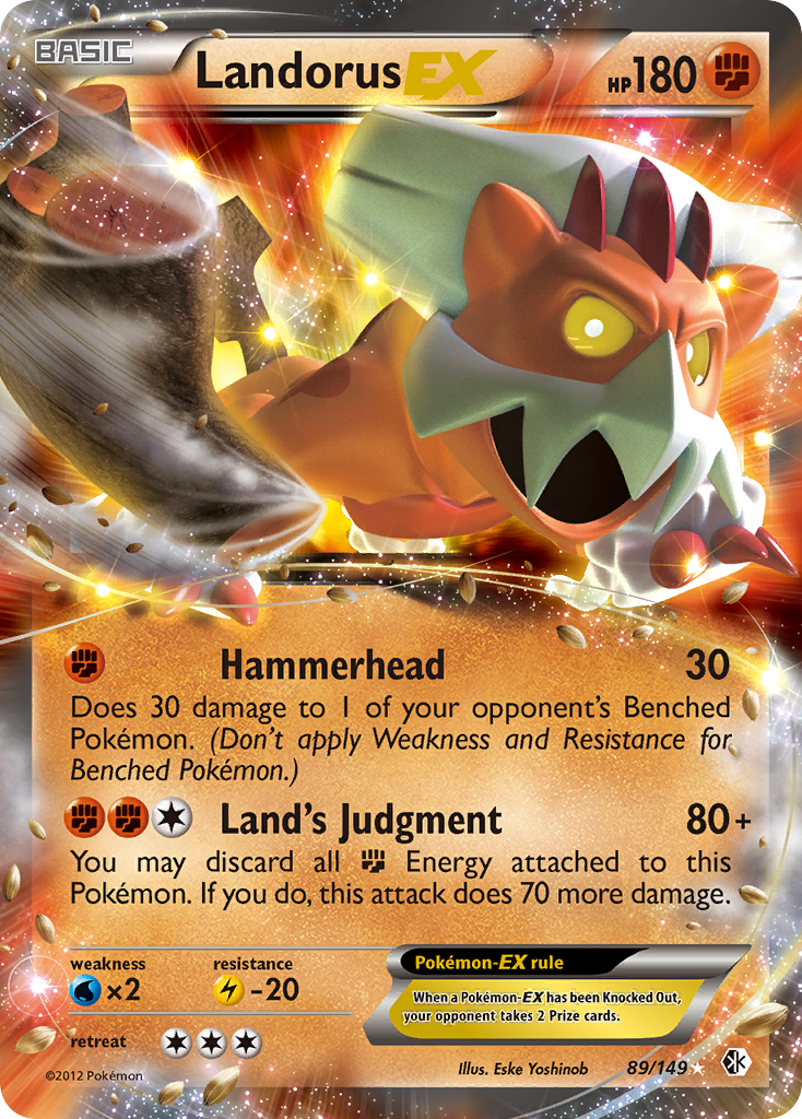 Landorus EX (89/149) [Black & White: Boundaries Crossed] | Pegasus Games WI