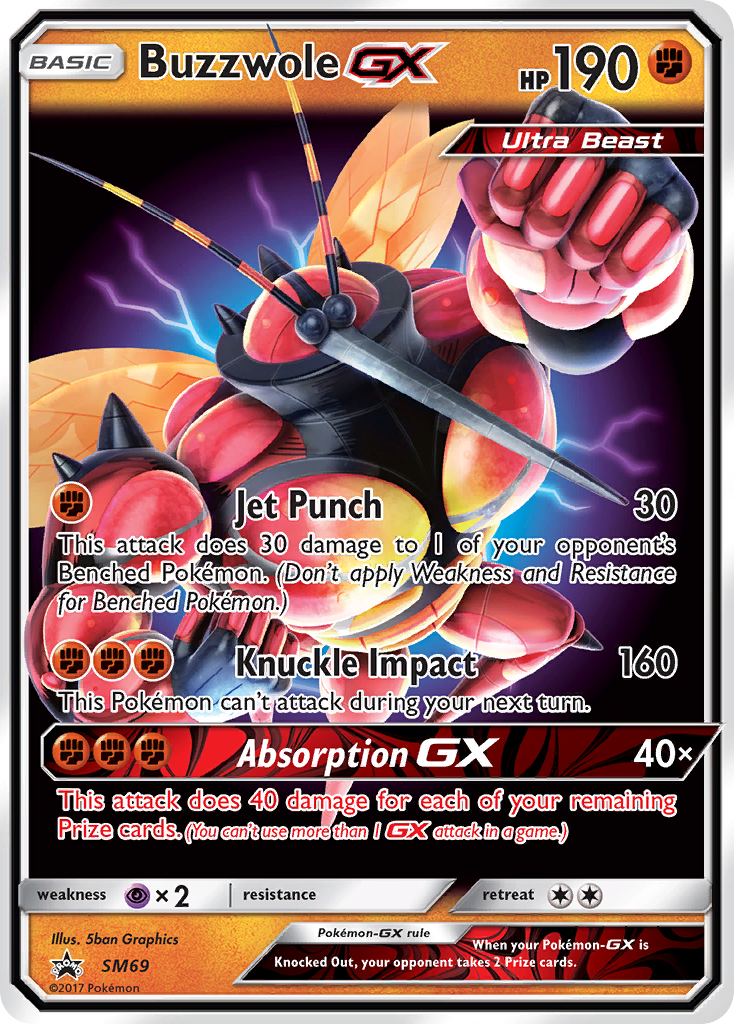 Buzzwole GX (SM69) [Sun & Moon: Black Star Promos] | Pegasus Games WI