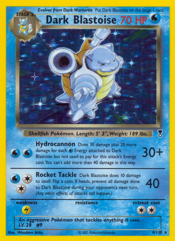 Dark Blastoise (4/110) (WotC) (Theme Deck Exclusive) [Legendary Collection] | Pegasus Games WI