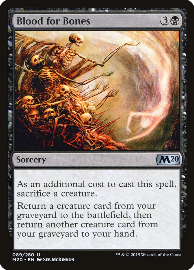 Blood for Bones [Core Set 2020] | Pegasus Games WI