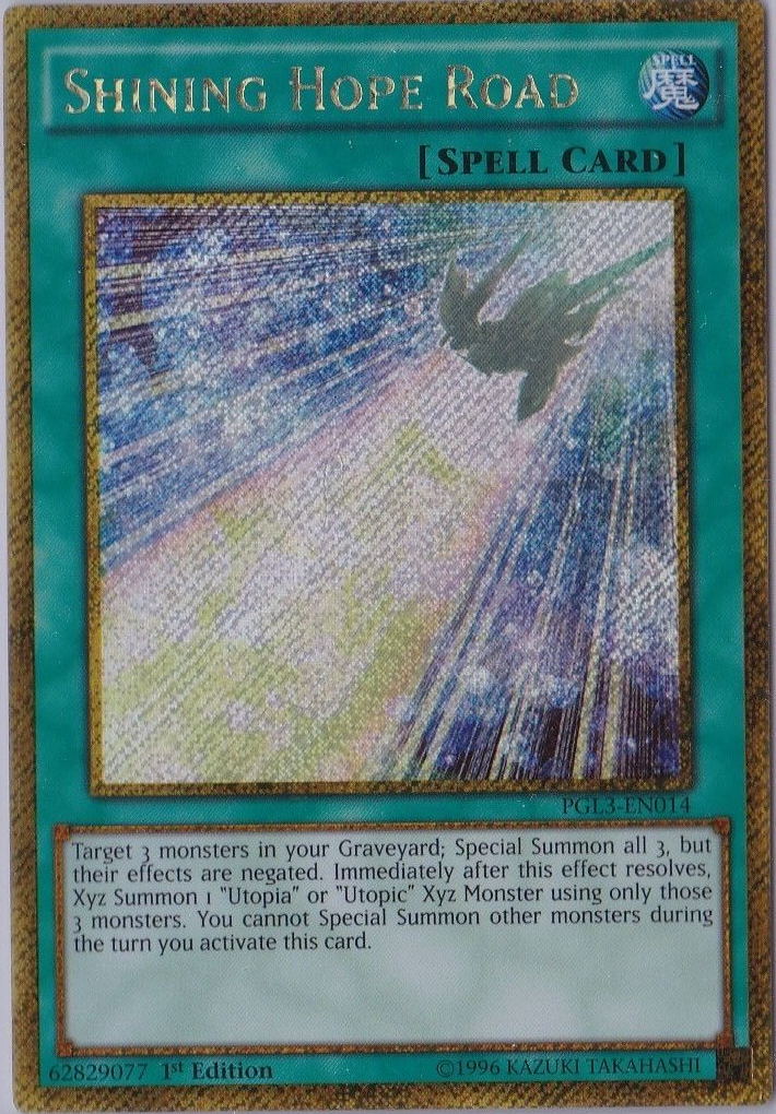 Shining Hope Road [PGL3-EN014] Gold Secret Rare | Pegasus Games WI