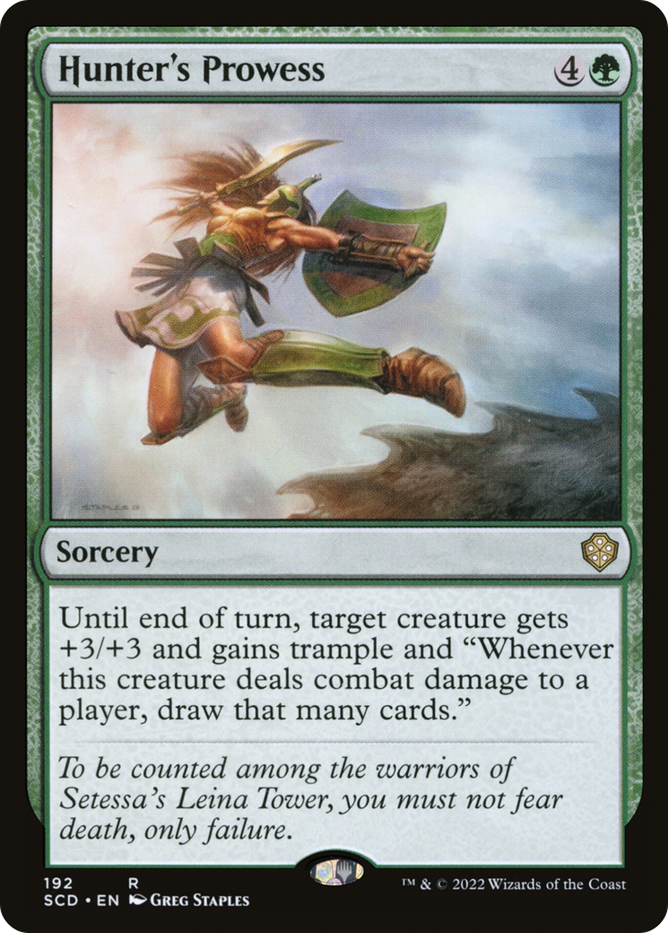 Hunter's Prowess [Starter Commander Decks] | Pegasus Games WI