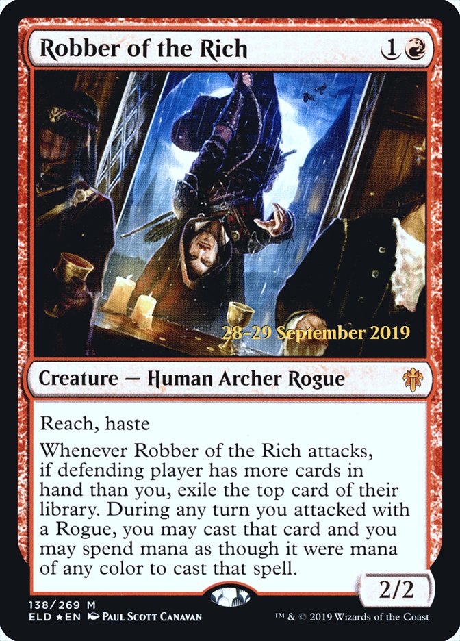 Robber of the Rich [Throne of Eldraine Prerelease Promos] | Pegasus Games WI