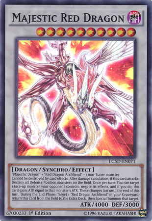 Majestic Red Dragon [LC5D-EN071] Super Rare | Pegasus Games WI