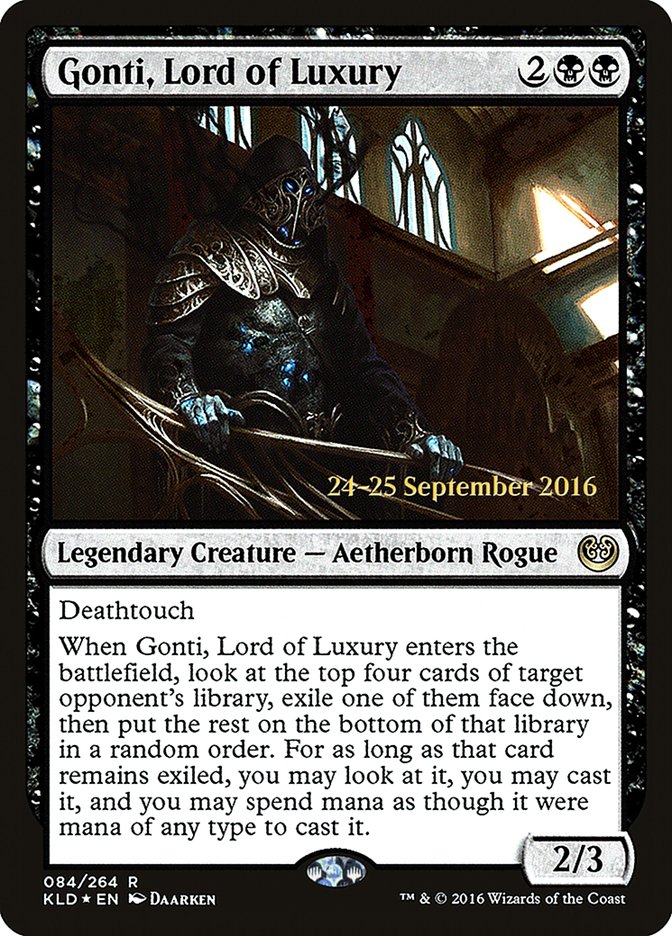 Gonti, Lord of Luxury [Kaladesh Prerelease Promos] | Pegasus Games WI