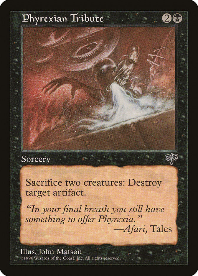 Phyrexian Tribute [Mirage] | Pegasus Games WI