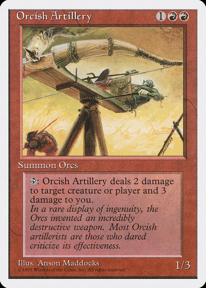 Orcish Artillery [Fourth Edition] | Pegasus Games WI