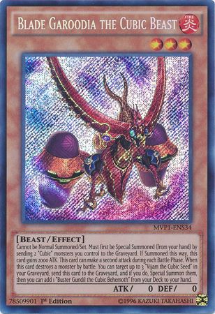 Blade Garoodia the Cubic Beast [MVP1-ENS34] Secret Rare | Pegasus Games WI