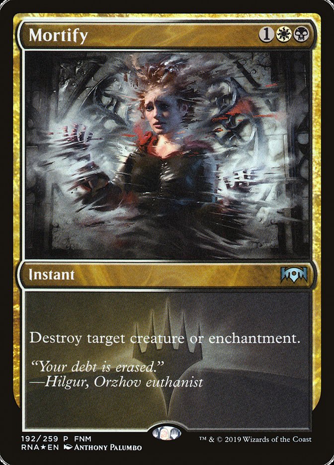 Mortify (FNM) [Ravnica Allegiance Promos] | Pegasus Games WI