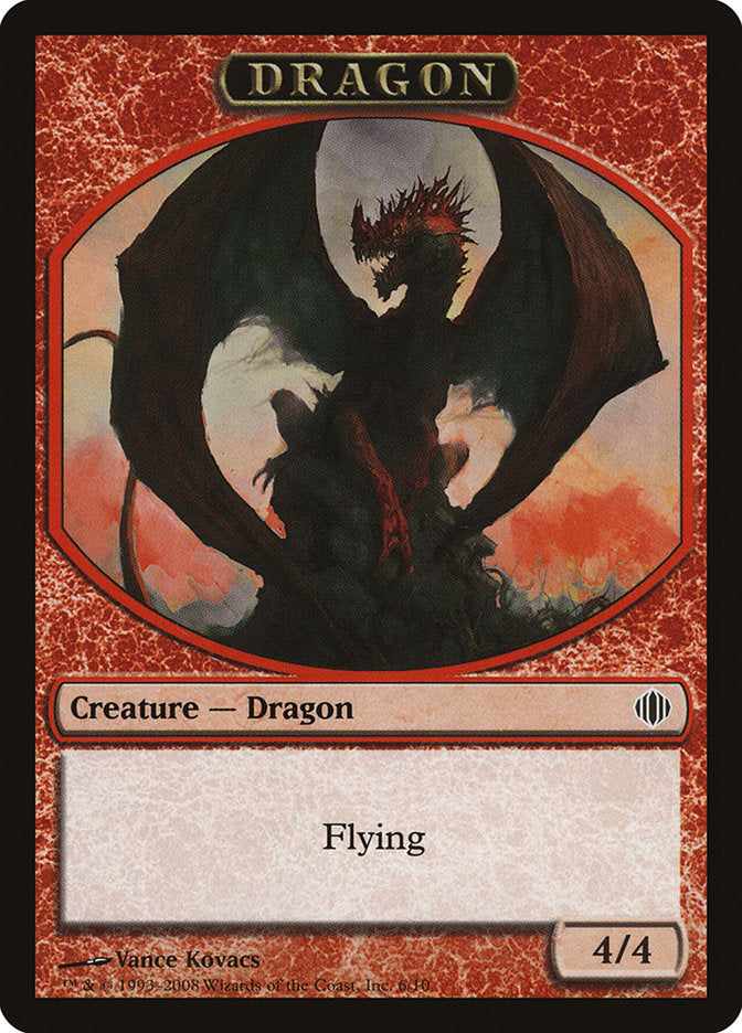 Dragon Token [Shards of Alara Tokens] | Pegasus Games WI