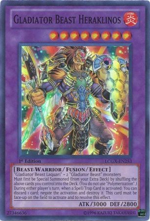 Gladiator Beast Heraklinos [LCGX-EN253] Super Rare | Pegasus Games WI