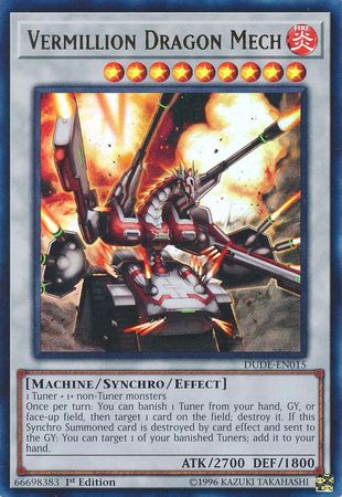 Vermillion Dragon Mech [DUDE-EN015] Ultra Rare | Pegasus Games WI