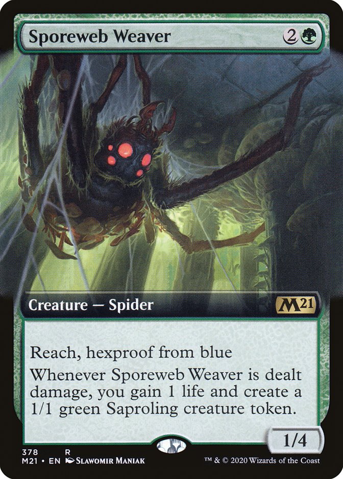 Sporeweb Weaver (Extended Art) [Core Set 2021] | Pegasus Games WI